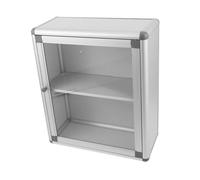 iplusmile Wall Mounted Medical Supply Organizer with Transparent Window Space Saving Medicine Box for Banks Offices Bathrooms Emergency Aid Storage and Lost Item Cabinet