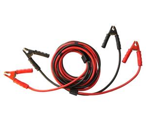 IPmediaPRO Unknown Set® TS 700 Câble de démarrage en cuivre 50 mm² 7 m avec Circuit de Protection avec Pince coudée en Laiton