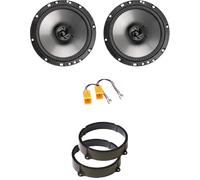 IPNOSIS Kit 2 boîtiers avant AXTON AE165 pour Alfa 147/159 165 mm avec 2 supports avant et 4 connecteurs