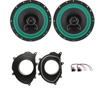 IPNOSIS Kit 2 boîtiers IP01165 16,5 pour Renault Clio IV de 2013 à 2021 + 2 supports avant +2 connecteurs