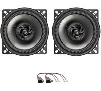IPNOSIS Kit de 2 boîtiers avant ou arrière Axton AE 100 de 10 cm, compatible avec Suzuki Wagon R+, Opel Agila de 2000 à 2007 + 2 connecteurs