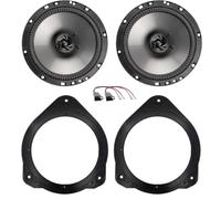IPNOSIS Kit de 2 enceintes arrière AXTON AE165 de 16,5 cm pour Audi A1 à partir de 2010 avec 2 supports arrière, 2 connecteurs