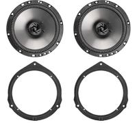 IPNOSIS Kit de 2 enceintes avant AXTON AE165 de 16,5 cm pour Mercedes-Benz W204) de 2011 à 2015 (voir autres compatibilités) + 2 supports