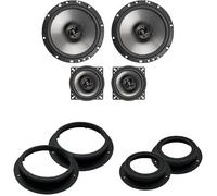 IPNOSIS Kit de 4 boîtiers AXTON AE165 + AE100 pour Mercedes de 2005 à 2012 avec 2 supports avant, 2 supports arrière