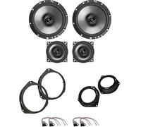 IPNOSIS Kit de 4 boîtiers AXTON AE165 + AE100 pour Opel Astra H de 2004 à 2010, Corsa D de 2006 à 2015, Zafira de 2004 à 2015 avec 2 supports avant, 2 supports arrière et 4 connecteurs
