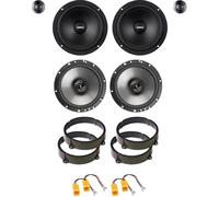 IPNOSIS Kit de 6 boîtiers AXTON ATC165 + AE165 pour Fiat Idea à partir de 2005 à partir de 165 mm avec 2 supports avant, 2 arrière et 4 connecteurs