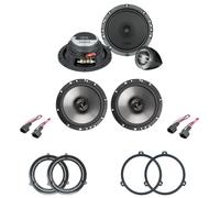 IPNOSIS Kit de 6 boîtiers AXTON ATC165 + AE165 pour Fiat Panda de 2003 à 2012 avec 2 supports avant, 2 supports arrière et 4 connecteurs