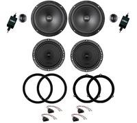 IPNOSIS Kit de 6 unités AXTON ATC 200S + ATX165 pour Audi A4 B8, Avant, B8 Allroad de 2009 à 2015 avec 2 supports avant, 2 supports arrière et 4 connecteurs