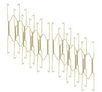 iPobie 10 Pièces Cintre Assiette Mural pour la Décoration de la Maison et Le Rangemen avec 10 Crochets Muraux