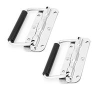 iPobie 2 Pièces Poignées Pliantes à Ressort, Poignée de Caisse Pliante Petit à Ressort Poignée de Traction Encastrable