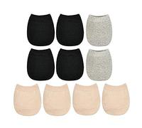 iPobie 5 Paires Chaussettes Invisibles Coton Demi Chaussettes, Chaussettes Invisibles Femme Courtes Protège-Pieds et Socquettes