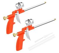 iPobie Pistolet à mousse,2 Pièces polyuréthane Pistolet Mousse,Professionnel Pistolet pour Mousse de Pulvérisation,pour Scellement,Calfeutrage,l'isolation,Pulvérisation