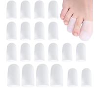 iPobie Protecteurs Orteils,20 Pièces Protège Orteil en Gel,Confortable Capuchons d'orteils,pour Protection Contre Les Cors et Les Ampoules,Callosités
