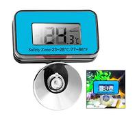 iPobie Thermomètre Digital pour Aquarium avec Thermomètre D'aquarium et Ventouse pour Température de l'eau