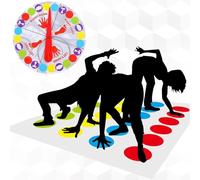 iPobie Twister Géant,Twister Jeux pour Enfants & Adulte,Twister Balance Floor Jeu Pad,Jeux de Jardin,Fête,Jeu d'Equipe,Jeu de Famille