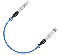 ipolex 10G SFP+ Câble en cuivre, Bleu SFP+ DAC, câble en cuivre à Connexion directe 10GBASE-CU, Câble Twinax Passif 10Gb/s Compatible avec Cisco, Ubiquiti, Meraki, Mikrotik, Intel etc. 0,5-mètre.