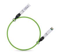 ipolex 10G SFP+ Câble en cuivre, Vert SFP+ DAC, câble en cuivre à Connexion directe 10GBASE-CU, Câble Twinax Passif 10Gb/s Compatible avec Cisco, Ubiquiti, Meraki, Mikrotik, Intel etc. 1-mètre.