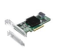 ipolex Carte contrôleur Raid Externe 12G PCI-E SAS/SATA HBA,SAS 3008 de Broadcom, Compatible pour 9300-8I