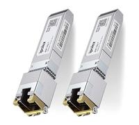 ipolex Émetteur-récepteur en cuivre RJ45 SFP+ 10G, module Mini GBIC 10G SFP+ vers RJ45 10GBase-T compatible avec Cisco, Ubiquiti UniFi, Mikrotik, Netgear etc. jusqu’à 80 mètres via CAT.6a/CAT7. 2-Pack