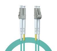 ipolex LC to LC Fiber Patch Cable Multimode, 10Gb OM3 Fiber Optic Cable, Duplex 50/125μm Fiber Optic Internet Cable, LSZH Fiber Optic Jumper for MMF SFP/SFP+ Transceiver, 25-m, 1-Pack.
