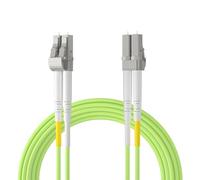 ipolex LC to LC Fiber Patch Cable Multimode, 40/100Gb OM5 Fiber Optic Cable, Duplex 50/125μm Fiber Optic Internet Cable, LSZH Fiber Optic Jumper for MMF SFP/SFP+ Transceiver, 30-m, 1-Pack.