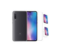 iPomcase Coque XIAOMI Mi 9 (Mi9)Transparente + Verre trempé Vitre Protection écran