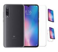 iPomcase Coque XIAOMI Mi 9 (Mi9)Transparente + Verre trempé Vitre Protection écran Transparente G