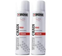 IPONE - Graisse de Chaîne pour Moto - Couleur Blanche - Formulation anticorrosion- Résiste à l’eau - 250 ml (Lot de 2)