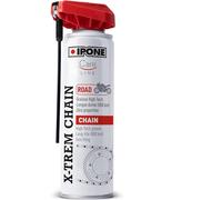 IPONE - Graisse de Chaîne pour Moto de Route X-trem Chain Road - Diffuseur Multi-positions - Tenue longue durée 800 kms - Pulvérisation précise sans projection - Visible à l'application - 250 ml