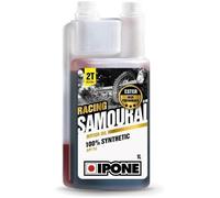 Ipone Huile moto Samourai 2 Temps – Bidon 1 L – Senteur Fraise