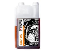 IPONE - Huile Moteur 2 Temps Self Oil - Semi-Synthétique - Pour Tous 2 Temps pour engins de jardinage - Bidon Doseur 1 Litre