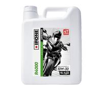 IPONE - Huile Moteur Moto 4 Temps 10W30 R4000 - Bidon 4 Litres - Semi-Synthétique+ - Gamme Advanced - Protection durable du moteur - Durée de vie de l'huile prolongée - Propreté du moteur garantie