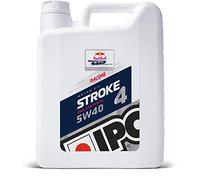IPONE - Huile Moteur Moto 4 Temps Stroke 4 5W40 - Lubrifiant 100% Synthétique avec Esters - Optimisation des performances - Protection Maximale - Bidon 4 Litres