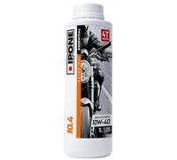 IPONE - Huile Moto 4 Temps 10W40 10.4 - Lubrifiant Optimale Semi-Synthétique - Usage Régulier - Protection du moteur -- Bidon 1 Litre, Noir