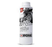 IPONE - Huile Moto 4 Temps 20W50 R4000 RS - Semi-Synthétique - Haute Performance pour les motos de Route - Résistance Exceptionnelle à l'Usure - Protection du Moteur et de la Boîte de Vitesses - 1L