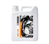 IPONE - Huile Moto Self Oil - Lubrifiant Semi Synthétique - Pour tous les engins 2 temps de Jardinage - motoculture - senteur Fraise - Lubrification Optimale - Protection Moteur - Bidon 4L