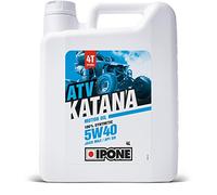 IPONE - Huile Quad 4 Temps 5W40 KATANA ATV - 100% Synthétique à base Esters - Anti Corrosion et Anti Oxydation - Bidon 4L