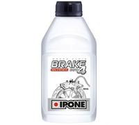 IPONE Liquide frein/embrayage moto Brake DOT 4 100% synthétique Ébullition à sec 260°C 500 ml