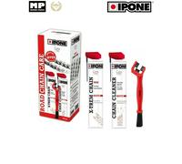 IPONE Pack brosse + dégraissant + graisse de chaîne Road Chain Care moto Route