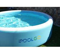 IPOOLGO Piscine Gonflable 200x50 Cm Drop Stitch