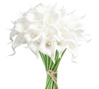 IPOPU 10 pcs Fait à la Main DIY Real Touch Lys Calla Artificiel Bouquets de Fleurs Maison Mariage Décoration 5 Couleurs