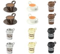 Ipotkitt Breloques en émail assorties en forme de boule de tarot de Noël, breloques mexicaines pour bricolage, collier, bracelet, boucles d'oreilles, fournitures d'artisanat, Émail, Pas de pierre