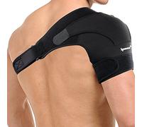 ipow Attelle Épaule à Bandage Réglable, Soutien d'Épaule pour Prévention et Récupération des Blessures Sportives, Épaulière en Néoprène Maintien Épaule Gauche/Droite de l'adulte Femme/Homme(75-100 cm)