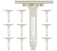 ipow Lot de 10 Attache Souple Volet Roulant en Acier et Nylon,155mm Ressort de Suspension Universel pour Fixation de Lame Volet Roulant Électrique/Manuel/Solaire,Accroche Tablier Compatible avec Somfy