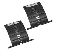 ipow Lot de 2 Attaches Volet Roulant Rigide pour Fixation de Tablier, Attache Verrou pour Tube OCTO 60/70, Ressort de Suspension Support Lame Volet Roulant Électrique/Manuel/Solaire, Anti-effraction