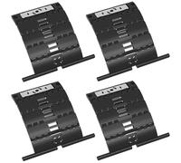 ipow Lot de 4 Attaches Volet Roulant Rigide pour Fixation de Tablier, Attache Verrou pour Tube OCTO 60/70, Ressort de Suspension Support Lame Volet Roulant Électrique/Manuel/Solaire, Anti-effraction