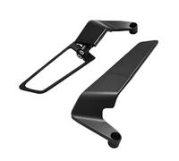 ipow Rétroviseurs Moto Universels Réglables avec Design Furtif, Rétroviseurs Latéraux pour Kawasaki Z650 Z900 Z1000, KTM Duke 390 790 1290, Yamaha MT07 MT09 et Autres Modèles