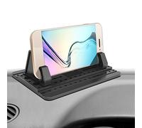 IPOW Support Téléphone Voiture Silicone avec Tapis Anti-dérapant Fixation sur Tableau de Bord Compatible avec GPS/GSM Universel: iPhone 14/13/12/11, Samsung Galaxy A/S21 FE, Huawei Nova