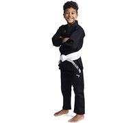 Ippon Gear Rookie BJJ Gi Combinaison de Jiu Jitsu Brésilien Unisex-Youth, Noir, Taille Unique