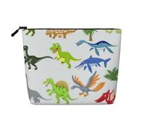 IPPONGET Trousse de maquillage à une seule couche avec fermeture éclair pour femmes mignonnes et portables - Noir - Taille unique - Noir, noir 1, Talla única